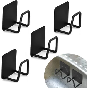 MAİN SHOP Bulaşık Süngeri Tutacağı Yapışkanlı Çok Amaçlı Askı Paslanmaz Bulaşık Sünger Tutucu 6 Adet M- Sng1