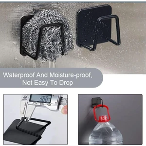 MAİN SHOP Bulaşık Süngeri Tutacağı Paslanmaz Çelik Yapışkanlı Sünger Tutucu Çok Amaçlı Askı 2 Adet M- Sng1