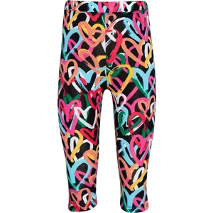 Graffiti Hearts  Kız Çocuk Baskılı Diz Altı Tayt Kapri