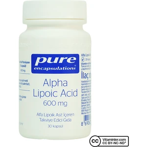 Pure Encapsulations Alpha Lipoic Acid 600 Mg 30 Kapsül