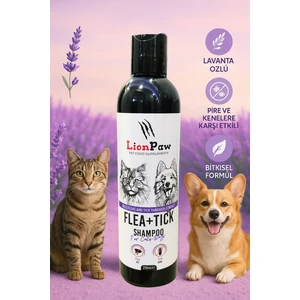 Kedi ve Köpek Tüy Dökümü Önleyici Bit Pire Parazit Kene Şampuanı 250 ml