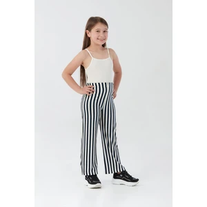 Çizgili Kız Çocuk Pantolon