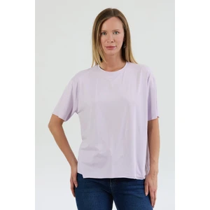 Basic Bisiklet Yaka Oversize Modal  Tişört