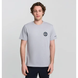 Csc Button Stamp Scripted Erkek Kısa Kollu T-Shirt