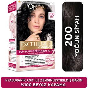 Loreal Excellence Creme Saç Boyası 200 Yoğun Siyah