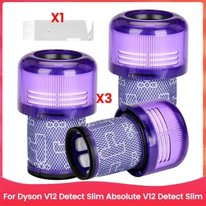 Dyson V12 Detect Slim Absolute V12 Detect Slim Elektrikli Süpürge Için Hepa Filtre Değişimi Parça 971517-01'I Değiştirin (Yurt Dışından)