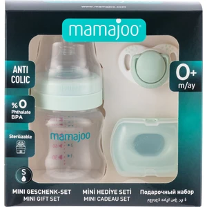 Yenidoğan Bebek Seti, Anti-Kolik Biberon 150 ml Yeşil, Ortodontik Emzik & Saklama Kutusu, 3lü Set
