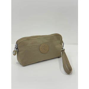 Sanmorris El ve Çapraz Askılı 2 Bölmeli Metal Fermuarlı Kartlık ve Bozuk Para Gözlü Cüzdan 3065