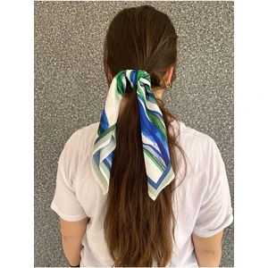 Desenli Fular Bandana Aksesuar