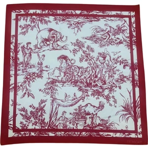 Vintage Desenli Fular Estascarf