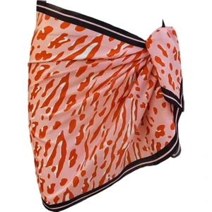 Iç Göstermez Kısa Pareo - Geometrik Model 150X50 cm