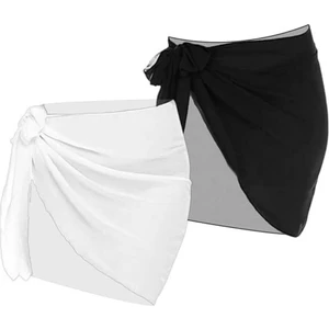 Esnek Likralı 2'li Tül Pareo 150X50 cm