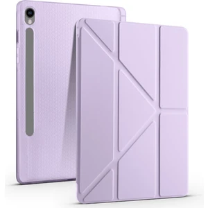 Galaxy Tab S9 Fe 10.9 inç SM-X510 Kılıf Zore Tri Folding Kalem Bölmeli Standlı Kılıf Uyandırma Özellikli