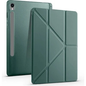 Galaxy Tab S9 Fe 10.9 inç SM-X510 Kılıf Zore Tri Folding Kalem Bölmeli Standlı Kılıf Uyandırma Özellikli