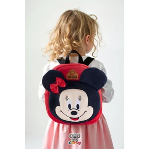 İsimli Kız Çocuk Sırt Çantası Minnie Mouse Çanta | Kişiye Özel Isimli | Kreş Çantası At Tüyü Kumaş 0-8 Yaş