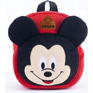 Mickey Mouse Yumuşacık İsimli Çocuk Çantası 1-8 Yaş Çocuk Sırt Çantası At Tüyü Kumaş