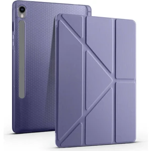 Galaxy Tab S9 Fe 10.9 inç SM-X510 Kılıf Zore Tri Folding Kalem Bölmeli Standlı Kılıf Uyandırma Özellikli