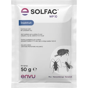 Solfac Wp 10 50 G Islanabilir Toz - Pire, Karasinek, Hamamböceği Için Etkili Haşere Ilacı