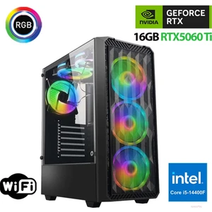 Thunder X730 I5 14400F 32GB Ddr5 Ram 1tb M.2 Nvme SSD 16GB RTX5060 Ti Oyuncu Masaüstü Bilgisayarı