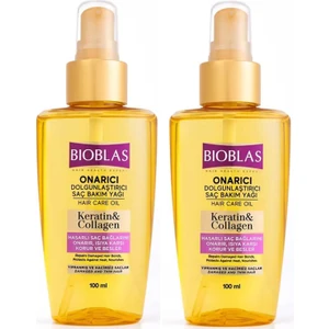 Keratin Kolajen Saç Bakım Yağı 100 ml 2 Adet