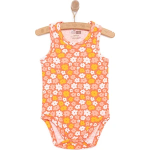Hellobaby Kız Bebek Body Atlet Kol Nar Çiçeği