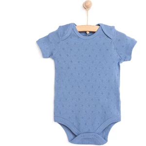 Hellobaby Jakarlı Kısa Kol Body