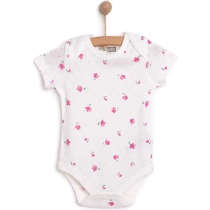 Hellobaby Jakarlı Kısa Kol Body