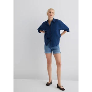 Pixie Casual Açık Mavi Jean Şort 1437090725