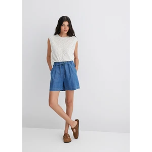 Penny Gold Klasik Indigo Mavisi Jean Şort 1410075-90104