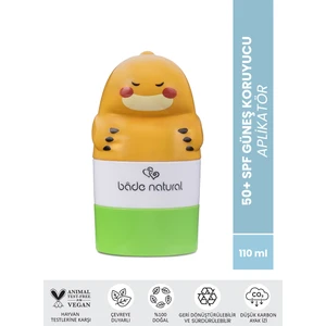 Bade Natural Güneş Koruyucu Losyon Aplikatörü Dinozor Figürlü Doldurulabilir Roll On 110 ml
