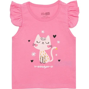 Hellobaby Basic Kız Baskılı Atlet T-Shirt Kız Bebek