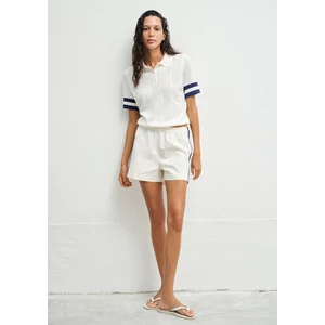 Ekru Şort 1410222-70057