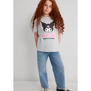 Kuromi Baskılı Gri Tişört 7610379-70075