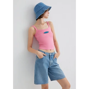 Indigo Turtles Baskılı Pembe Tişört 1613534-71028