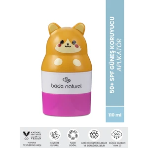 Bade Natural Güneş Koruyucu Losyon Aplikatörü Kedi Figürlü Doldurulabilir Roll On 110 ml