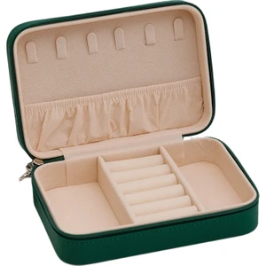 Basit Mücevher Çantası Taşınabilir Seyahat Mücevher Organizatörü (Yurt Dışından)