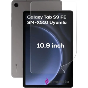 Samsung Galaxy Tab S9 Fe 10.9 Inç SM-X510 Uyumlu Ekran Koruyucu Nano Esnek Kırılmaz Flexible