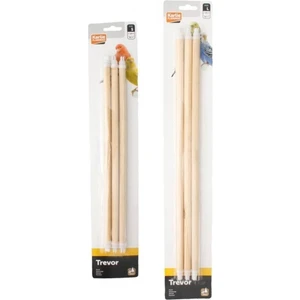 Karlıe Ahşap Kuş Tüneği 3lü 35x12mm