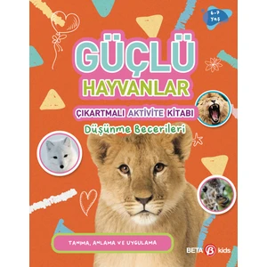 Güçlü Hayvanlar - Çıkartmalı Aktivite Kitabı
