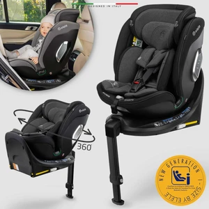 Stradafix 360° Dönen I-Size Oto Koltuğu Isofix 40-150 cm 0-36 kg Siyah
