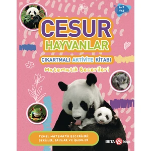 Cesur Hayvanlar - Çıkartmalı Aktivite Kitabı