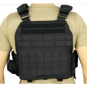 Ayarlanabilir Molle Uyumlu Çok Cepli Taktik Plate Carrier Yelek – Askeri ve Outdoor Kullanım