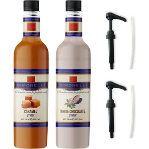 Kahve Şurubu Karamel Aromalı Beyaz Çikolata Aromalı 700  ml (Pompa )
