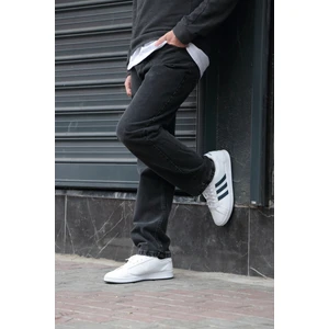Erkek Baggy Bol Kesim Pantolon Yıkamalı Şık ve Modern