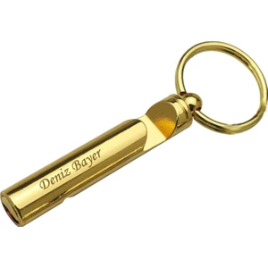 Hediye Shop Kişiye Özel Pirinç Şişe Açacağı ve Düdük Anahtarlık