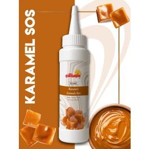 Karamel Sos - Waffle& Krep& Pankek& Tatlı& Dondurma& Kruvasan& San Sebastian Sos - 300 Gr.