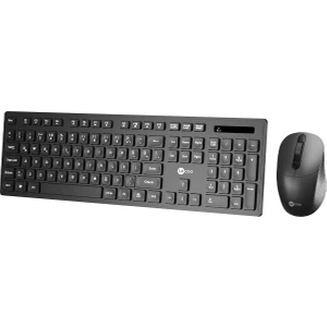 KW201 Kablosuz Türkçe Q Klavye & Mouse Set Siyah 10 Adet