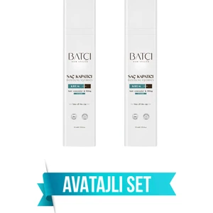 Batçı Hair Atelier Saç Kapatıcı Sıvı Krem 50 ml 2 Adet 1 Adet Tarak Hediyeli