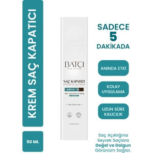 Batçı Hair Ateliler Saç Kapatıcı Dolgunlaştırıcı Sıvı Krem 50 ml 8684172952408, One Size