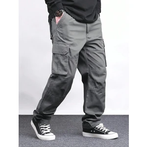 Erkek Kargo Cepli Gabardin Baggy Pantolon